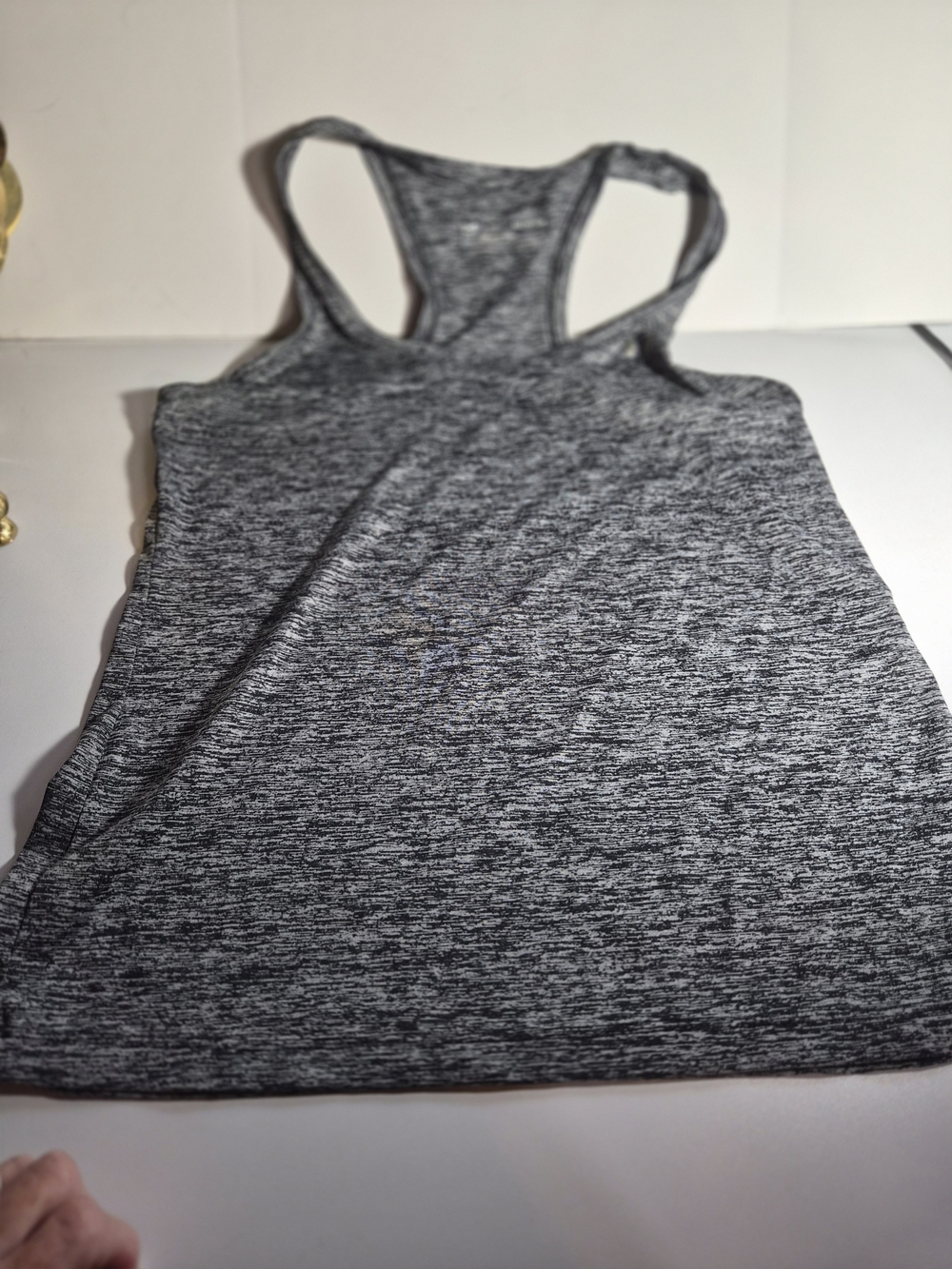 Under Armour Women's Gray Marled Racerback Tank Top